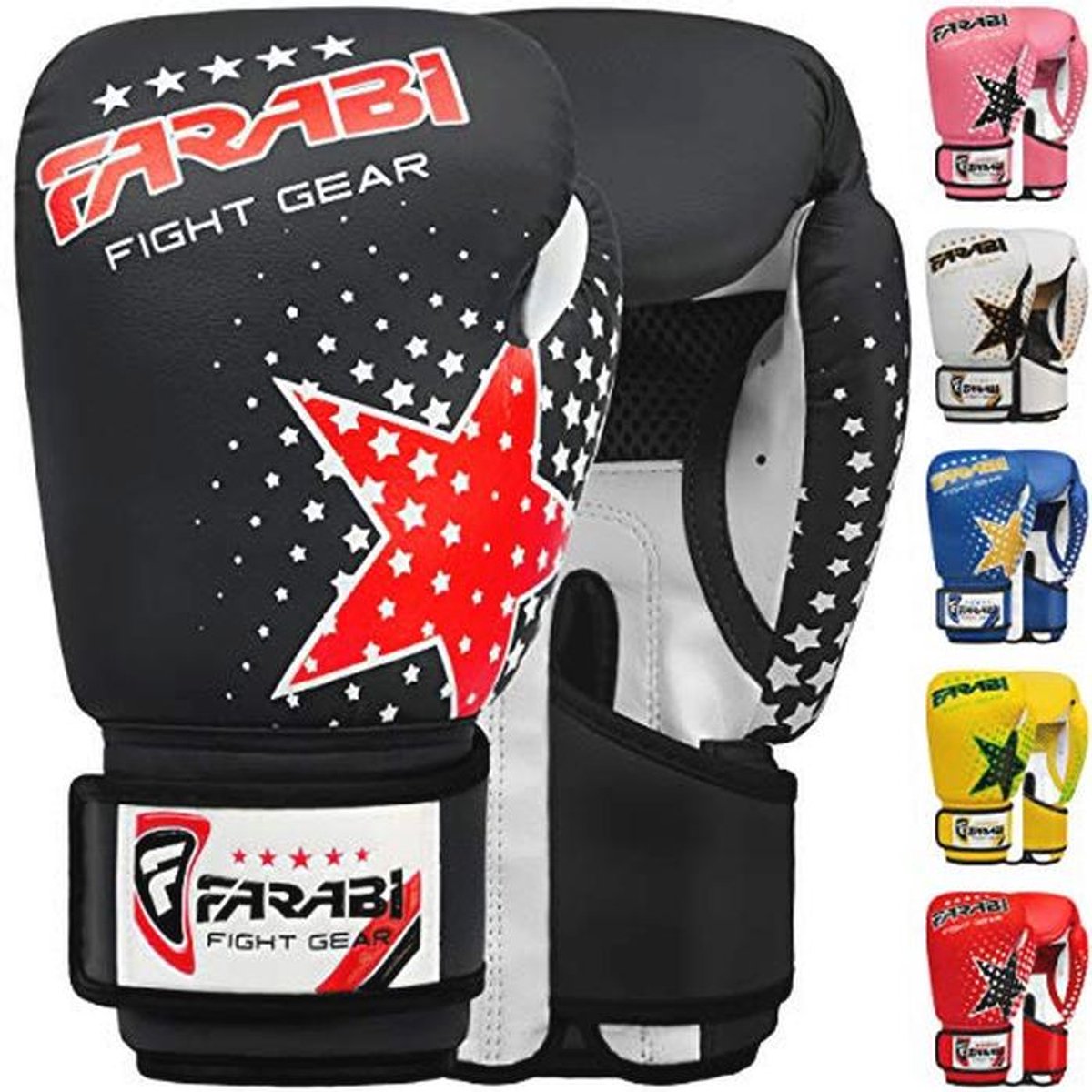 Kinder bokshandschoenen 6 oz voor jongens en meisjes - Kickbokshandschoenen voor MMA en Muay Thai
