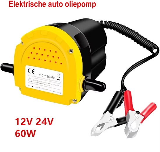 Elektrische Oliepomp 12V - Olie Overdracht Pomp - Olie Extractor ...