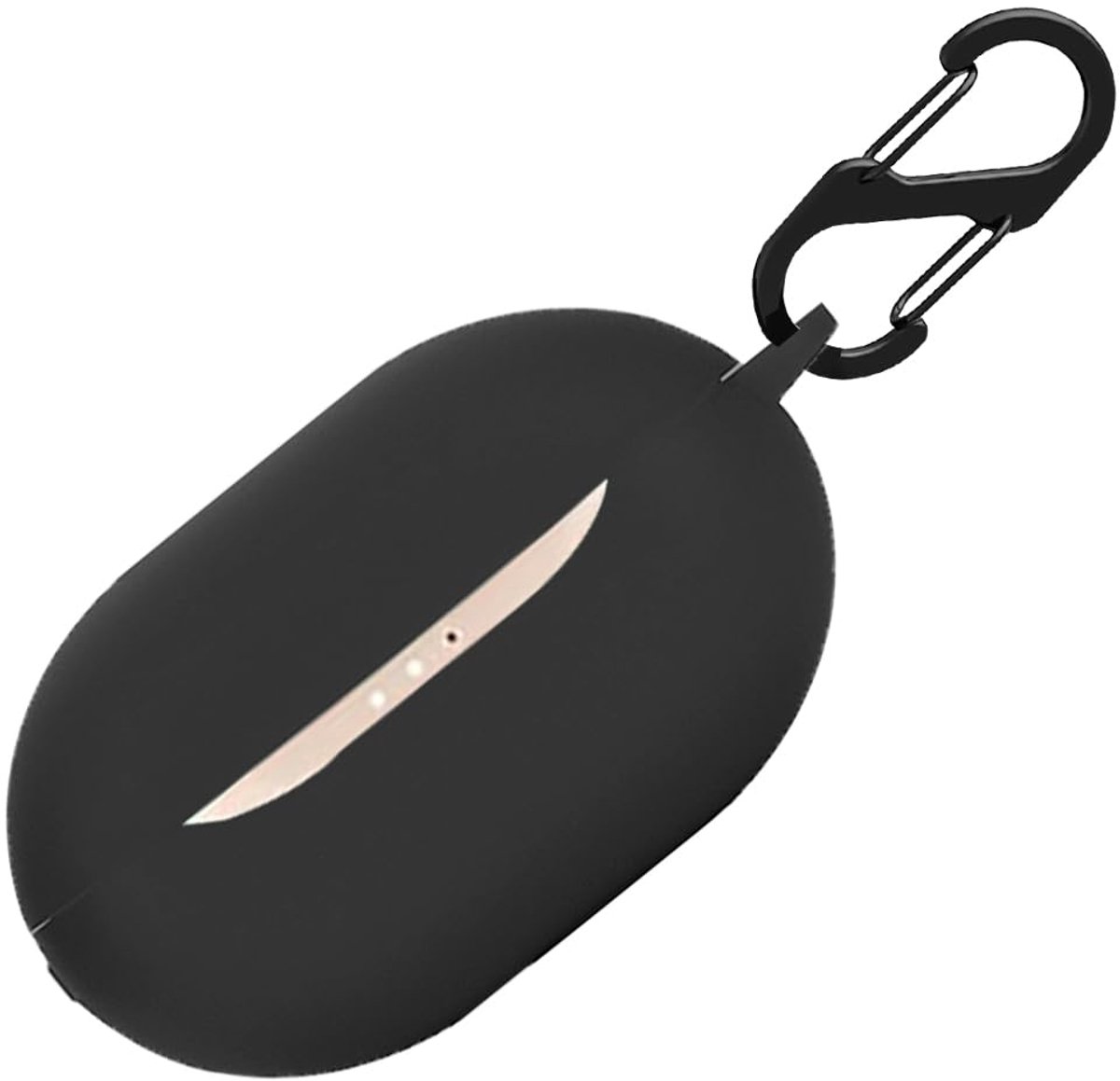 Silicone Case for Anker Soundcore Life P3 Case, Shockproof Protective Case and Skin Protective Case for Anker Soundcore Life P3 with Keychain (Black)