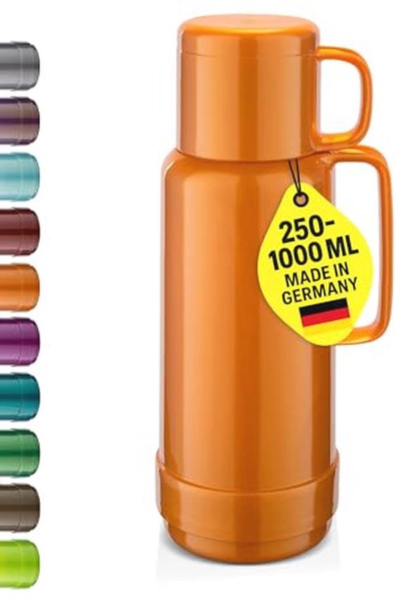 Thermosfles 1 Liter met Geïntegreerde Beker - 24 Uur Warm en 36 Uur Koud
