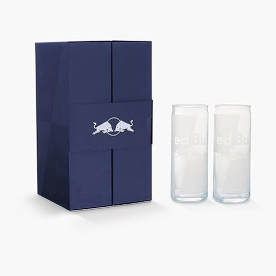 Red Bull Glazen Set van 2 in box