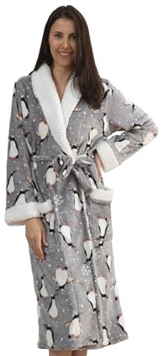 Zachte Fleece Badjas voor Vrouwen - Warme en Gezellige Loungewear