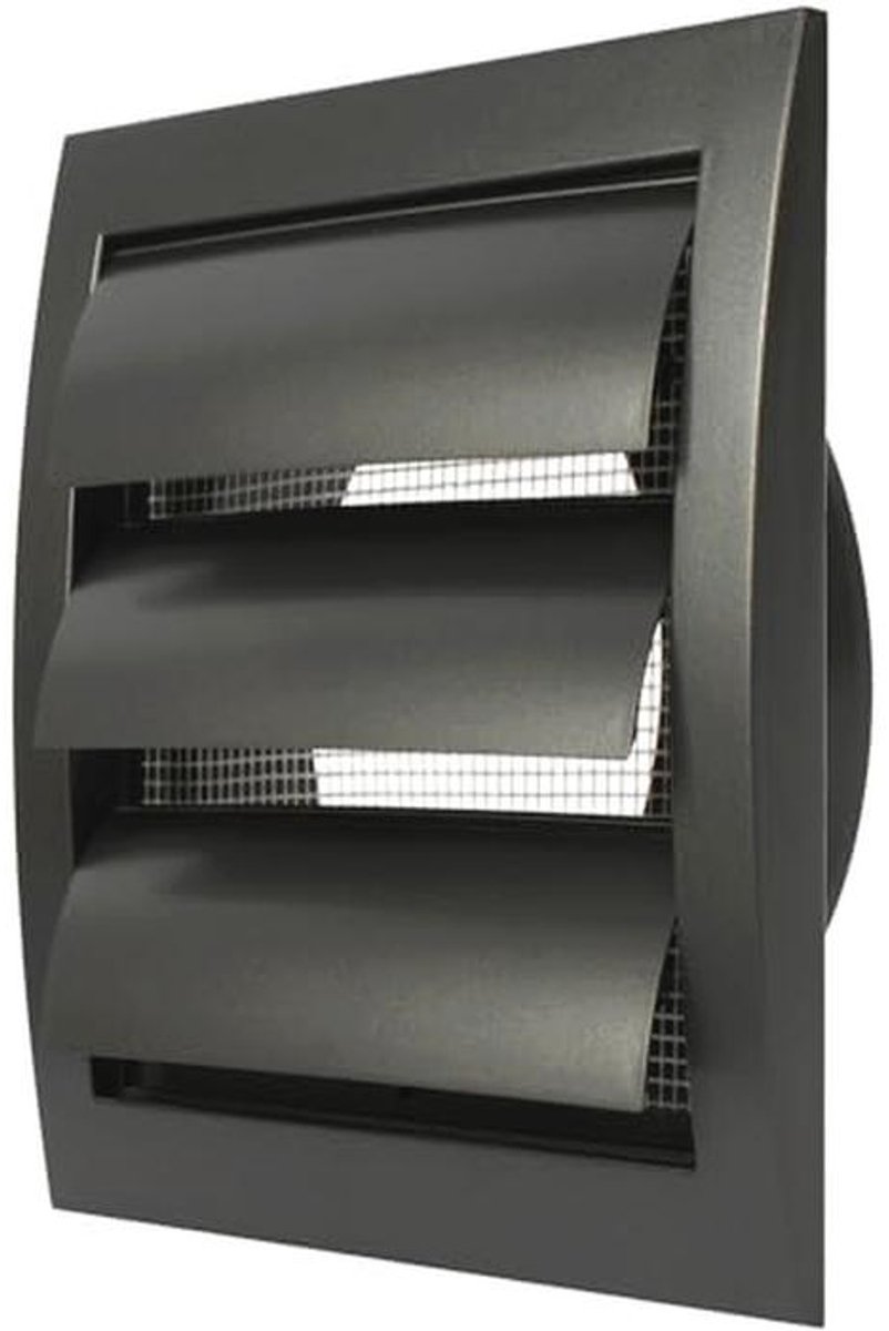 Ventilatieafzuigkap Ø100 mm met Ongediertebescherming en Ventilatiesleufafdekking