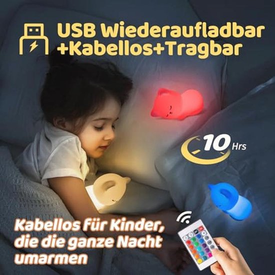 Nachtlampje voor Kinderen - Droomlicht voor een Rustige Slaap van Merkloos — afbeelding 2