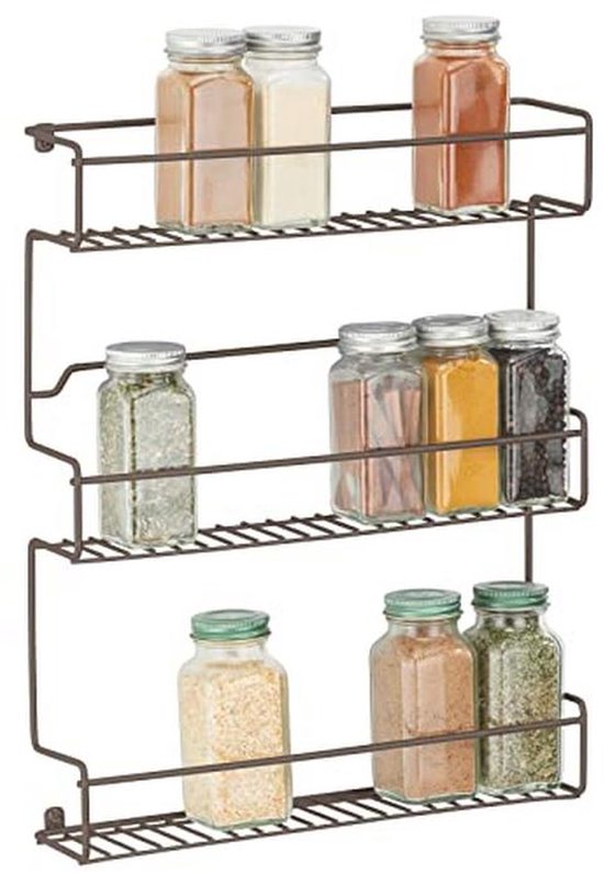 Acheter Étagère De Rangement Pour épices, égouttoir De Cuisine, étagère Murale Pour Vaisselle Domestique, Huile, Sel, Sauce, Vinaigre, Organisateurs De Cuisine