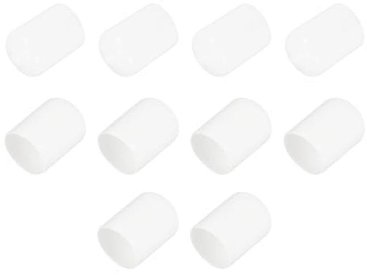 Rubberen Doppen 15,5 mm - Buisstop, Eindkap en Afdekkappen voor Tuin- en Meubelpootbescherming - Set van 10