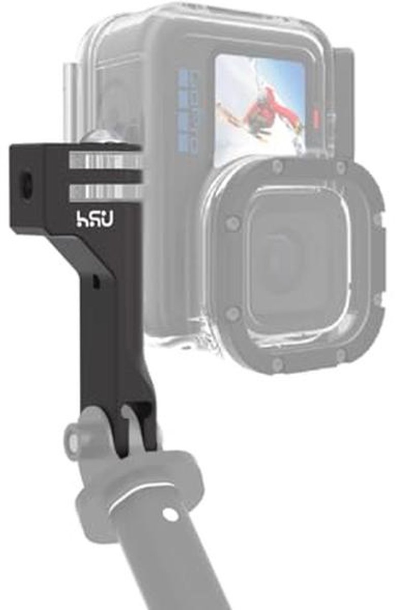 Verticale montageadapter voor actiecamera's - ideaal voor sociale media