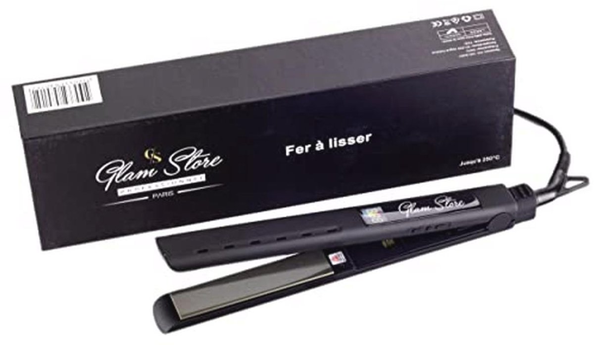 Professionele stijltang met Nano Titanium Platen en Instelbare Temperatuur