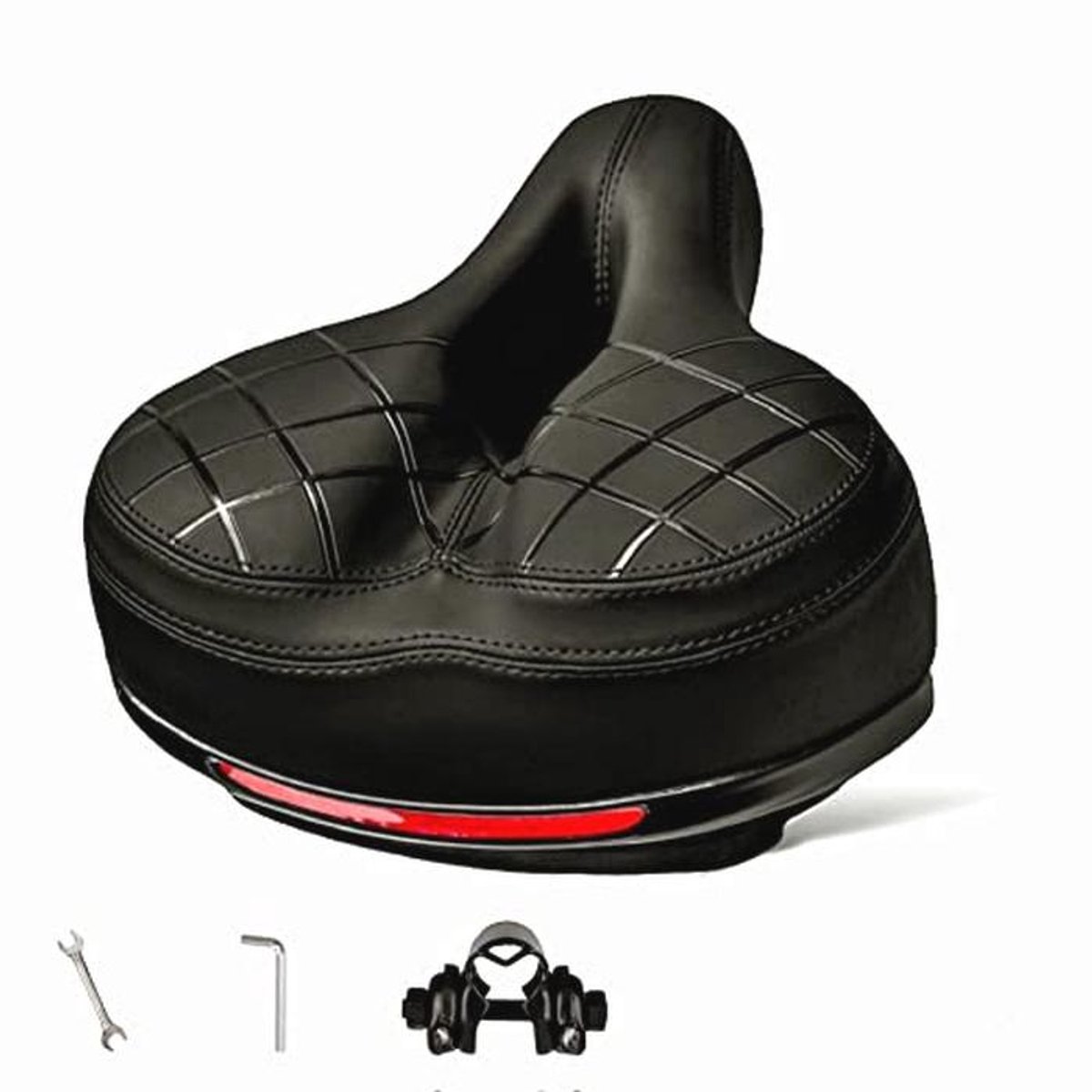 Comfortabel Fietszadel met Stootkussen voor Fietstoeltjes - Ergonomisch en Waterdicht