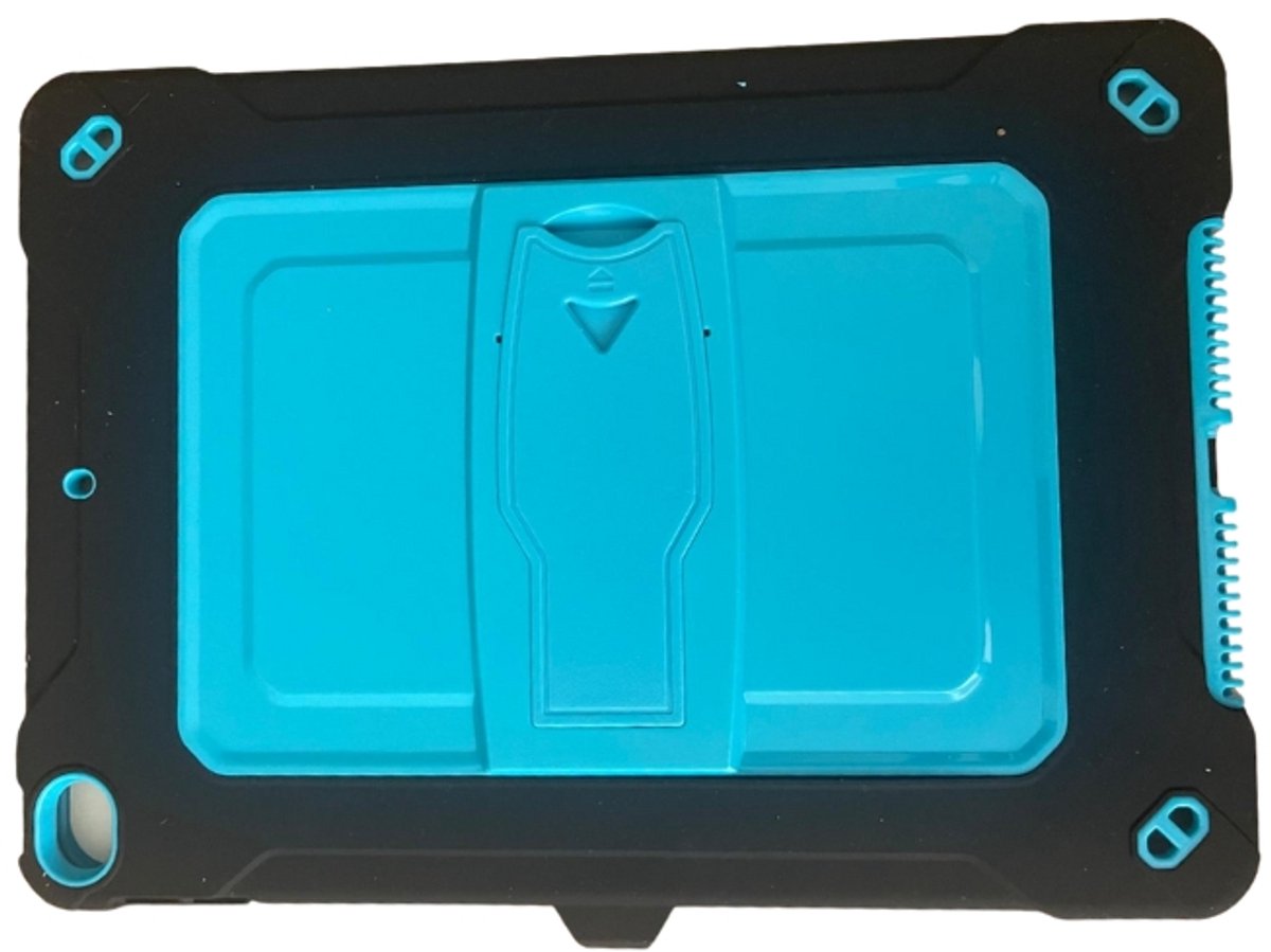 Tablet Case geschikt voor iPad 10.2 (2019-2020-2021), iPad Air 4 - zwart-blauw