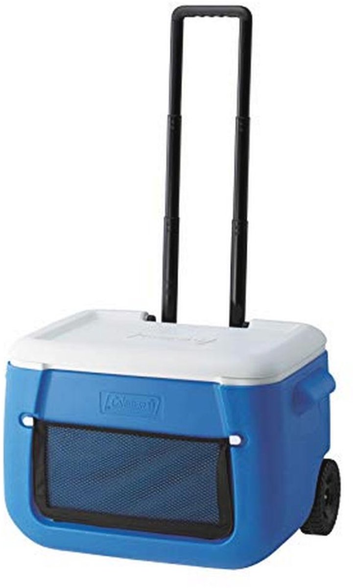 Koelbox 50 Qt Poly-Lite met Wielen – 47 Liter Capaciteit – Hoge Prestaties Koelbox voor Drankjes