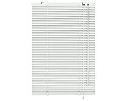 Aluminium Jaloezieën voor Privacy en Zonwering - Wand- en Plafondmontage, Inclusief Montage Onderdelen, Wit, 50 x 130 cm