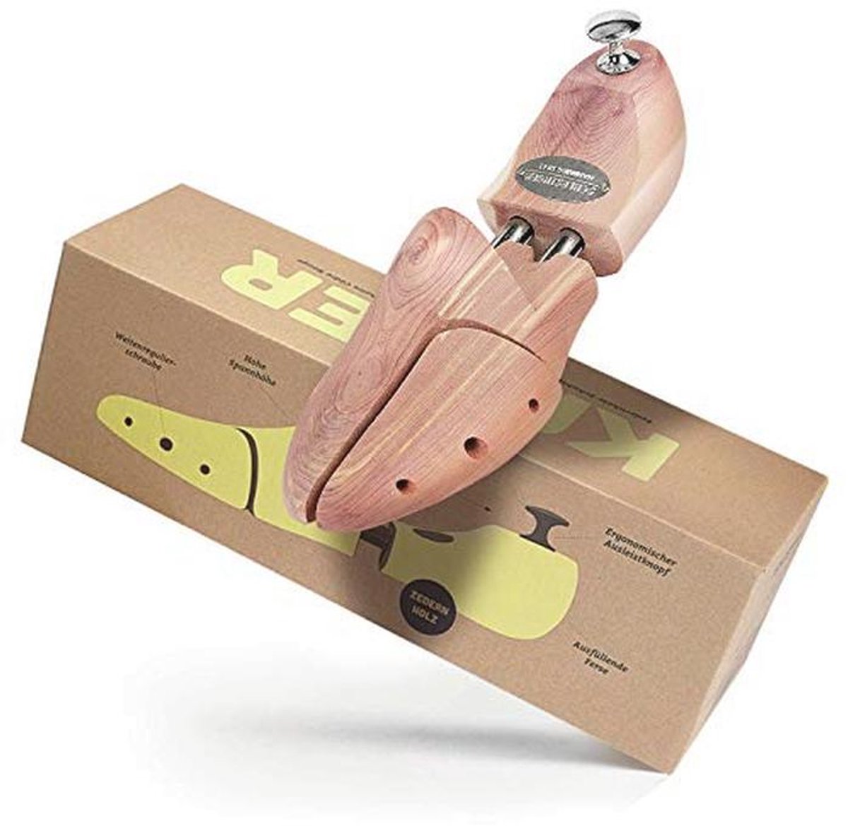 Premium Schoenspanners van Cederhout voor Herenschoenen - Maat 35-52