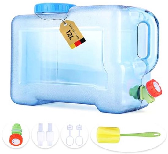 RUYI Waterjerrycan met kraan en schroefdeksel, camping-jerrycan, BPA RUYI Waterjerrycan met kraan en schroefdeksel, camping-jerrycan, BPA
