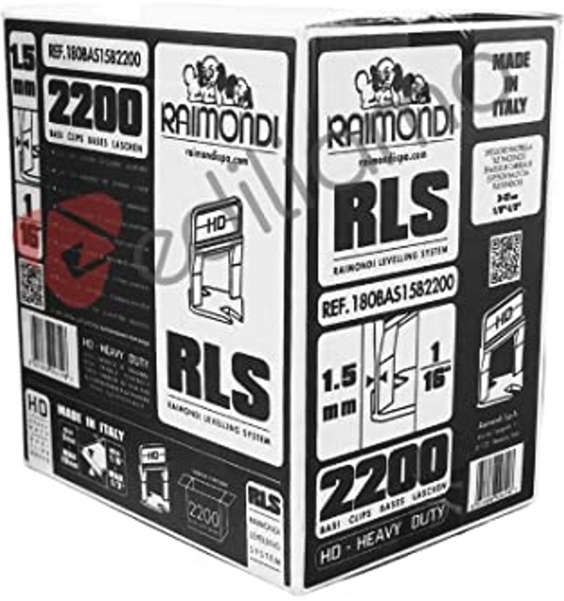 HD Vloernivelleringssystemen 1,5 mm - 2200 Stuks voor Perfecte Vloerinstallaties