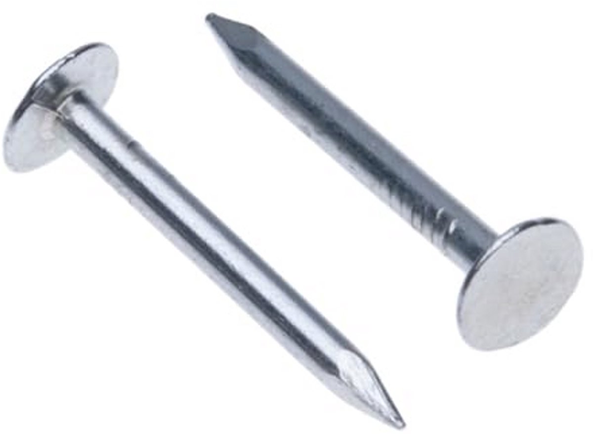 Extra Grote Platkop Spijkers 25mm - 100 Stuks voor DIY, Houtbewerking en Decoratie