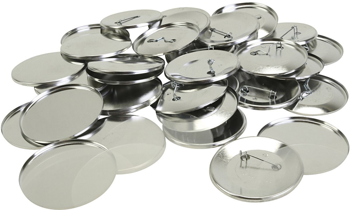 Buttons, d: 5,5 cm, 100 stuk/ 1 doos