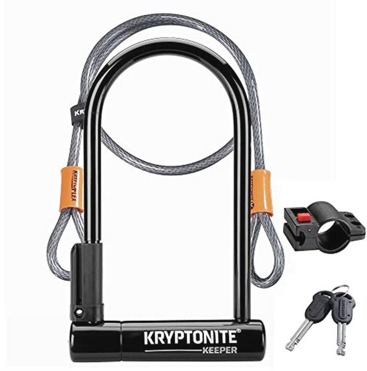 Beveiligingsslot met Flexibele Kabel voor Fietsen - 12 mm Staal, Veiligheidsniveau 5/10