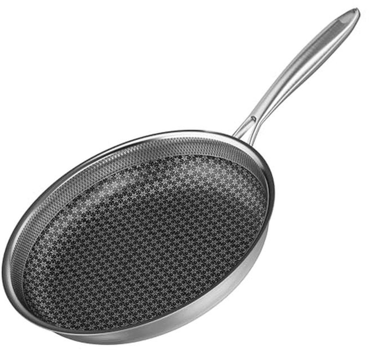 30 cm Roestvrij Stalen Braadpan Inductie Anti-aanbakpan