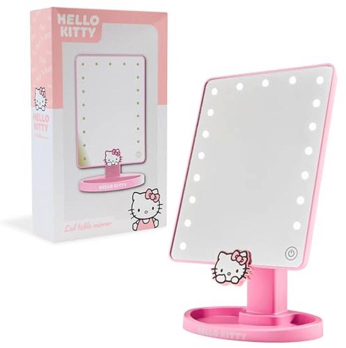 LED Make-up Spiegel met Snuisterij en Touchscreen Licht voor Meisjes - Ideaal als Cadeau