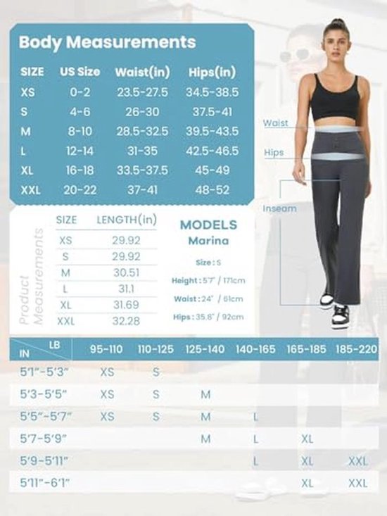 Dames Hoge Taille Sportbroek met Knoop en Zakken - Brede Rechte Broek — afbeelding 3