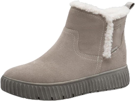 Tamaris dames Chelsea boot leren laarzen enkellaarzen dames donkerblauw M2505641