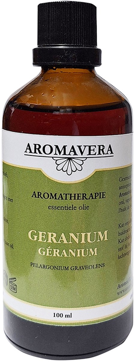 AromaVera Geranium essentiële olie 100 ml - essentiële olie - Bio