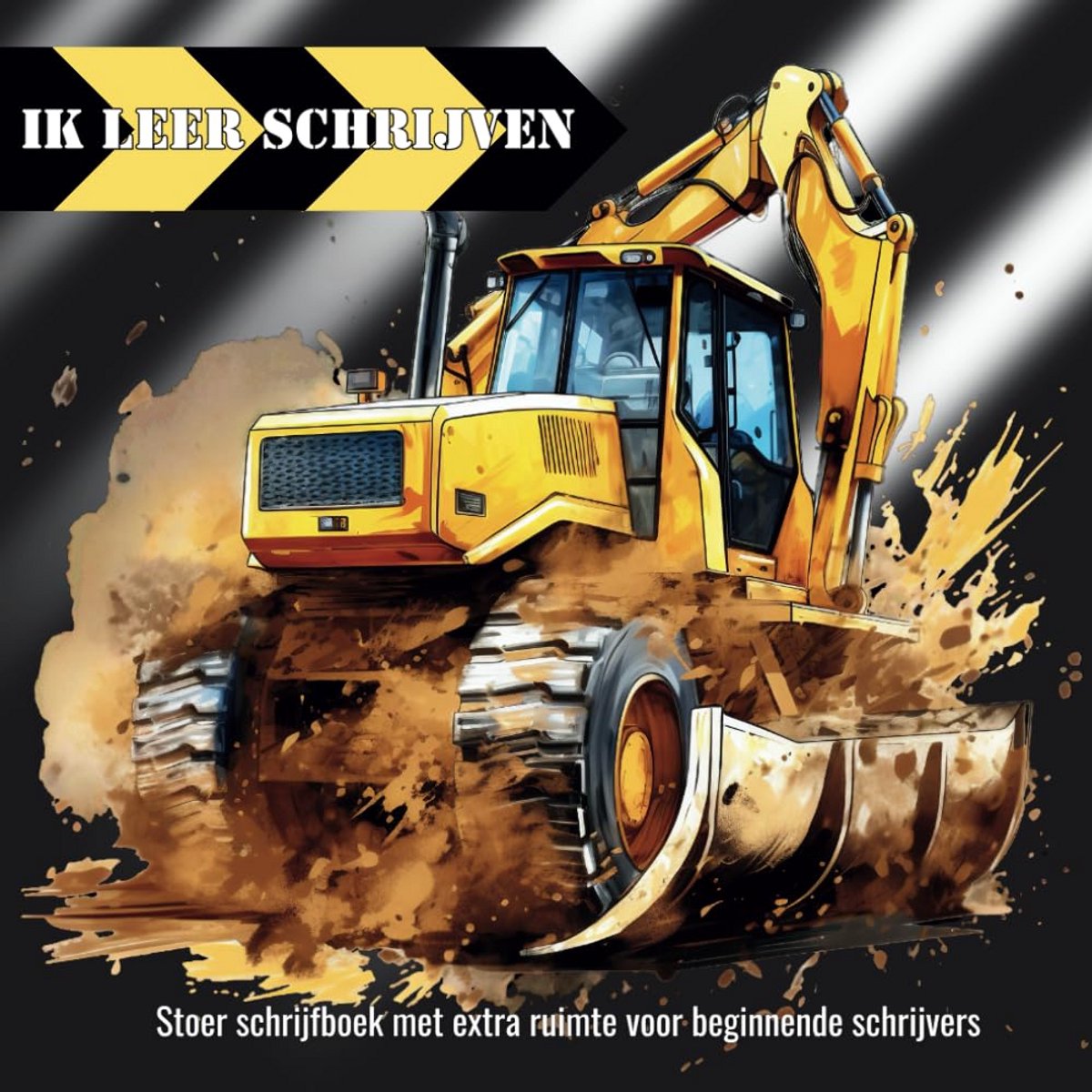 Leer schrijven in groep 3: Stoer werkboek met voertuigen en bouwmachines