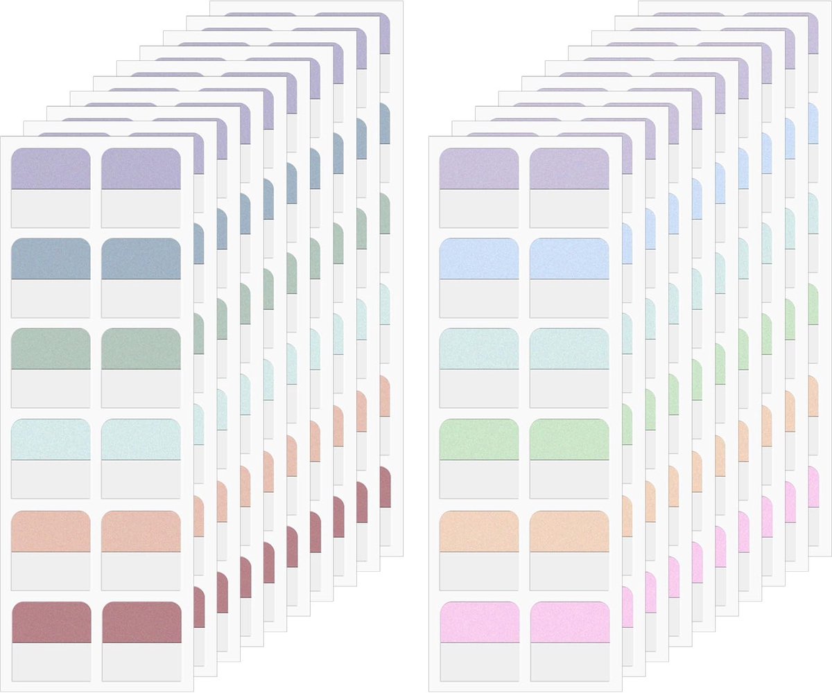 IMPERATORIS® kleurrijk Sticky Notes - Memoblaadjes - Memokubus - 1 inch - 240 stuks - Notes