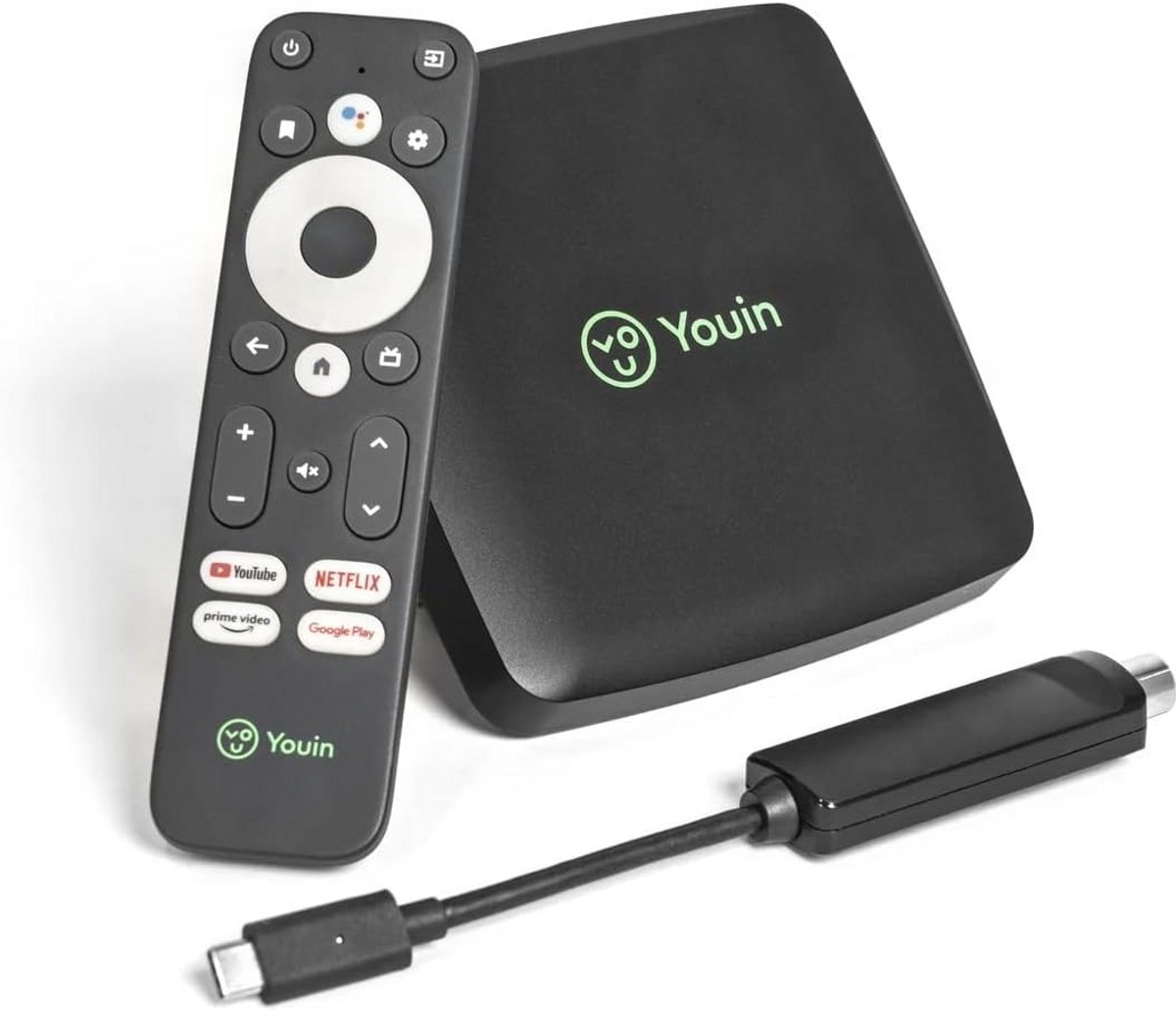 Android TV Box met DVB-Tuner, Google Assistant en Chromecast
