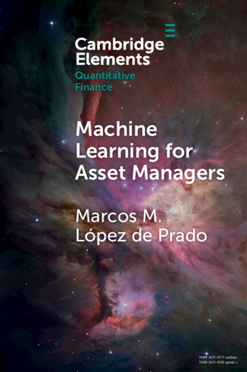 Omslag van Machine Learning For Asset Managers