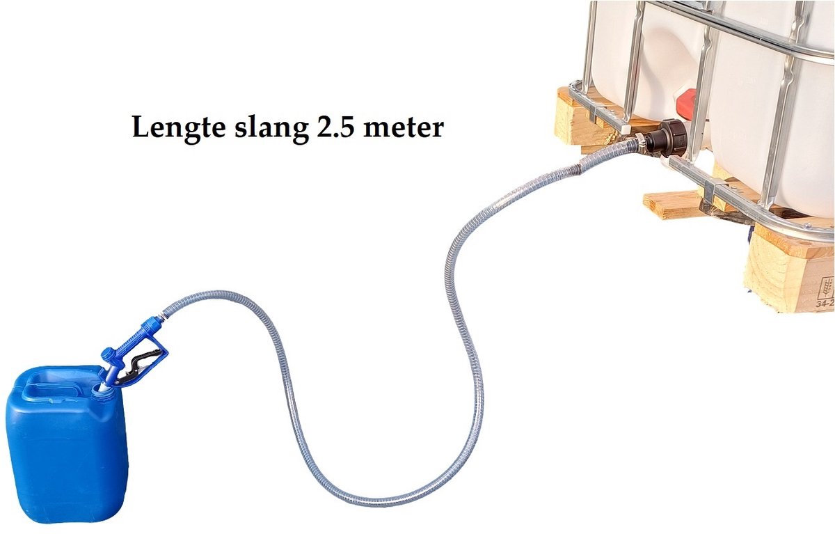 Tankslang - vulpistool - adblue - vloeistof - IBC - Jerrycan - tankset - nozzle - tankpistool