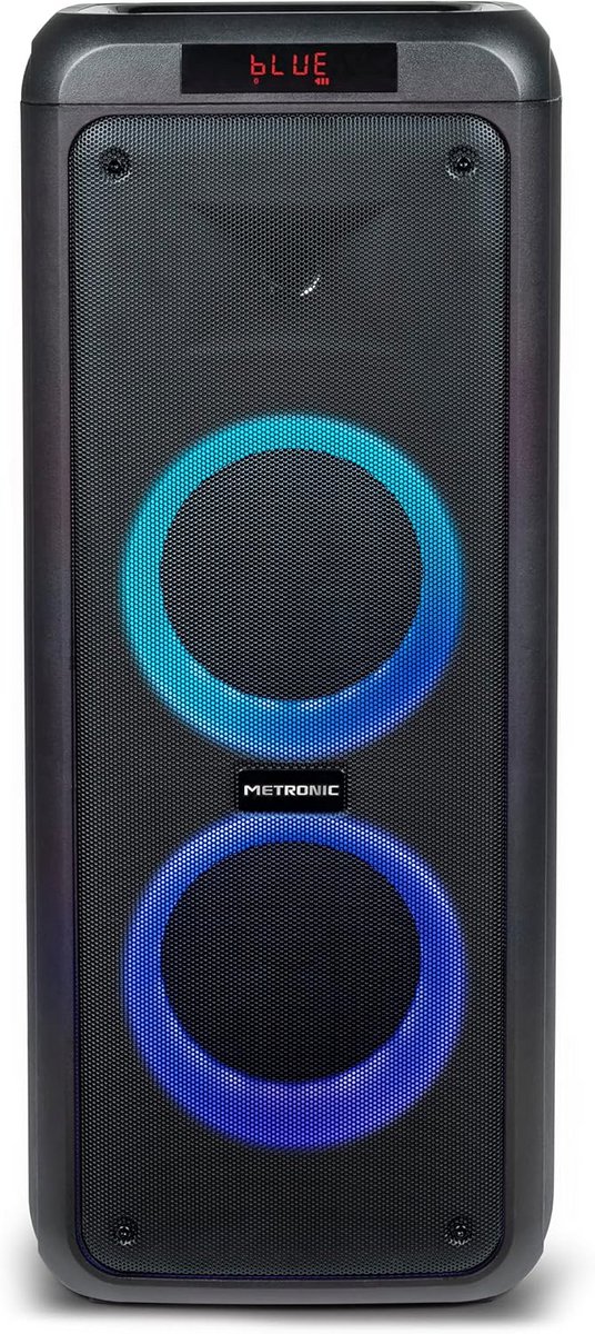 Draagbare XL Bluetooth Party Speaker 600W met LED Licht en Microfoon