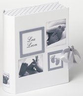 Walther Design FB-173 Little Foot - Baby Bewaarbox - Formaat 29 x 34 x 9 cm - Wit/Grijs
