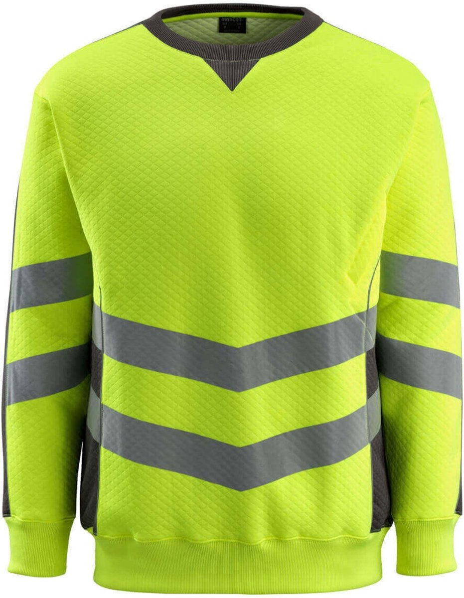 Mascot Safe Supreme Sweatshirt 50126-932 - hi-vis geel/donkerantraciet - S