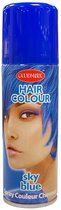 Blauwe haarspray