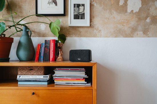 Teufel Motiv GO Voice draadloze Bluetooth-luidspreker - Draagbare Bluetooth-luidspreker met lange accuduur (16 uur) & wifi, Google Assistant, Chromecast ingebouwd, spraakbesturing - zwart van Merkloos — afbeelding 4
