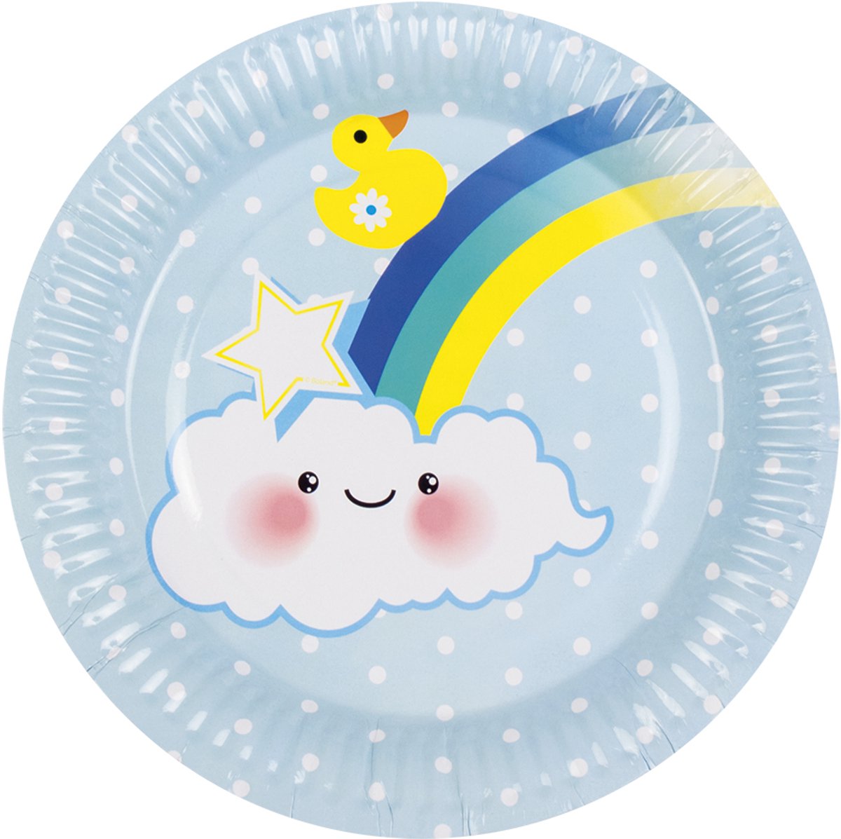 Boland Borden Baby jongen papier 6 stuks