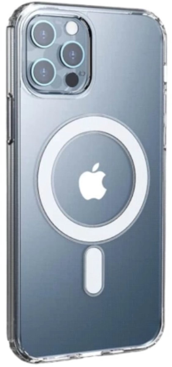 Armored Silicon (MagSafe Compatible) Case for iPhone 13 Pro Max Clear
