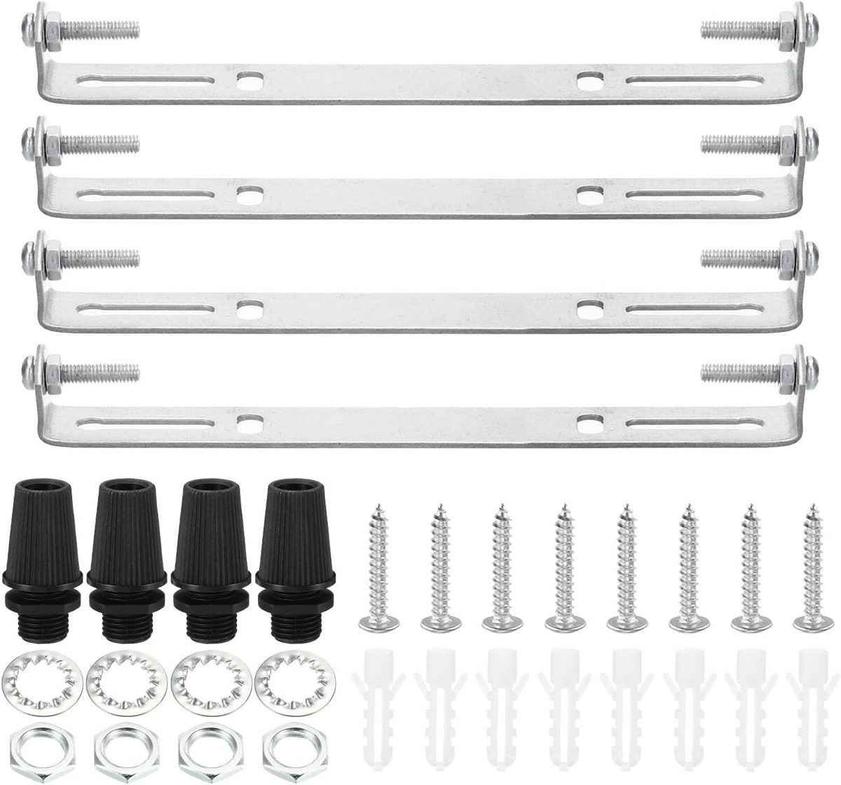 Plafondbeugel Plafondlamp Montagekit - 4 Sets Inclusief Schroeven en Moeren