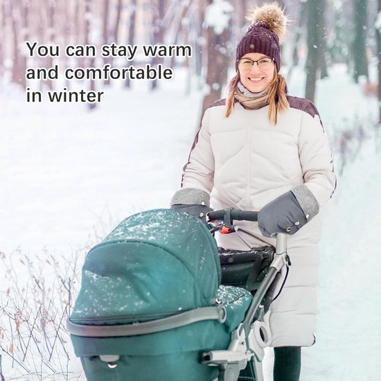 Waterdichte Handwarmer voor Kinderwagen en Buggy - Universele Pasvorm — afbeelding 4