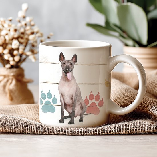 Mok - 330 ML - Hond - Mexicaanse Naakthond - Koffiemok - Theemok - Thee of Koffie - Koffiebeker - Koffietas Geschenk Cadeau