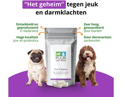Puur voor dieren - Puur Balans 90 capsules - Voedingssupplement voor honden en katten - Hoogwaardige combinatie van probioticum en prebiotica - Ter ondersteuning van gezonde darmflora
