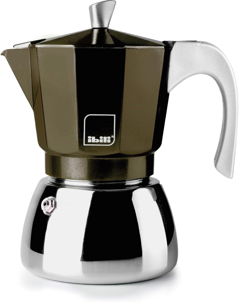 Espressomachine met Aluminium Bodem voor Inductie - 6 Kopjes