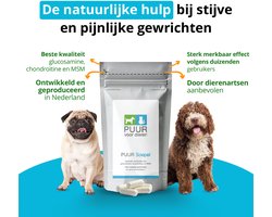 Puur voor dieren Puur Soepel – Gewrichtssupplement Hond & Kat – 90 Capsules