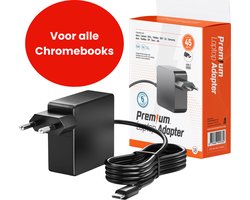 45W USB-C Laptop oplader voor alle Chromebooks van Acer, ASUS, HP, Lenovo, Dell en Samsung – Kabel + Adapter