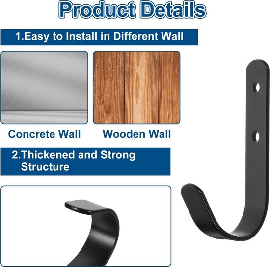 2 Stuks Tuin Power Tool Hanger String Trimmer Hangers, Onkruid Eter Muur Mount String Trimmer Hanger Garage Weedeater Hanger Garage Perfect Voor Garage