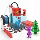 3D&Print 3D-Printer X1 voor Beginners & Kinderen met 10 Meter PLA Filament - Starterspakket - Educatief en Interactief Speelgoed - DIY Bouwpakket - Cadeau voor Jongens en Meisjes - 6, 7, 8, 9, 10, 11, 12, 13, 14, 15, 16+ Jaar - Oranje
