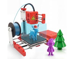 3D&Print 3D-Printer X1 voor Beginners & Kinderen met 10 Meter PLA Filament - Starterspakket - Educatief en Interactief Speelgoed - DIY Bouwpakket - Cadeau voor Jongens en Meisjes - 6, 7, 8, 9, 10, 11, 12, 13, 14, 15, 16+ Jaar - Oranje