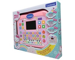 Hello Kitty ABC tweetalige educatieve tablet met touchpaneel en LED-display ter illustratie van spelinteracties in het Engels en Frans
